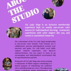 Fat Lady Sings - About the Studio!