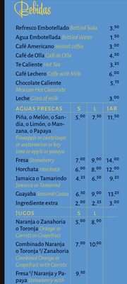 Menu photo 5 Potzolcano Santa Ana, CA