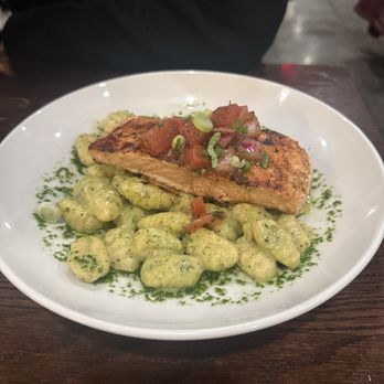 Blackstone Gastropub - Seared Salmon - New American Near Me - Joplin, Missouri
