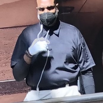 Apple Tysons Corner - Due to compression, I cropped the pic on my computer so you can see his EYES watching me! I feel I was profiled, and that he was prejudice. - Computers Near Me - McLean, Virginia