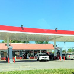Phillips 66 - My wife was able to take care of filling up and had no problems with the equipment