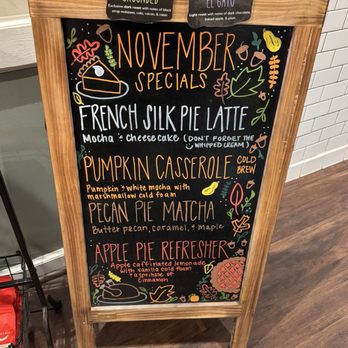 Grounded Coffee Bar - Seasonal Menu! - Coffee & Tea Near Me - Frankfort, Illinois