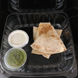 $8 for a quesadilla which doesn't match their own website photo and is half the portion size they sold before.