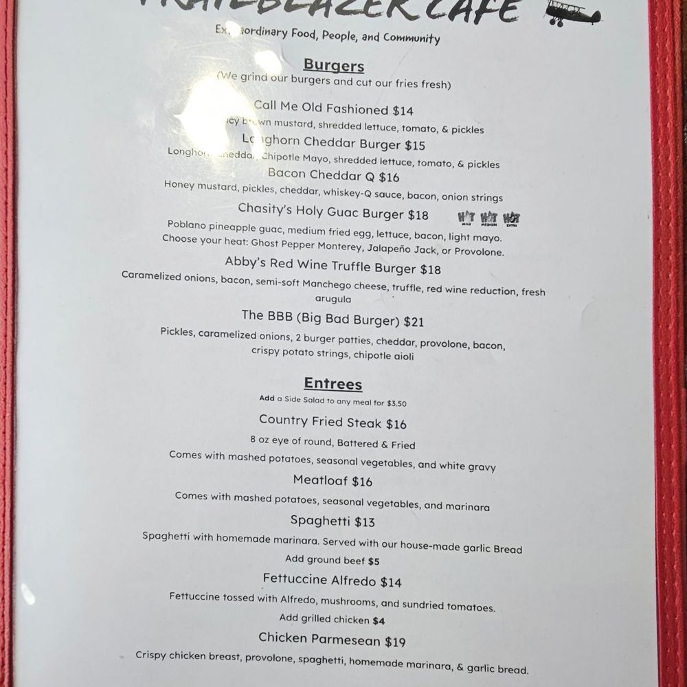 Trailblazer Cafe - Menu - Cafes Near Me - San Antonio, Texas Trailblazer Cafe - Menu - Cafes Near Me - San Antonio, Texas