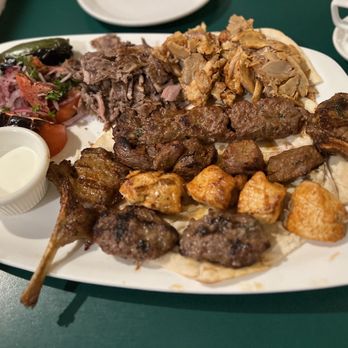 Cafe Sabah - Mixed Grill Kebab plate - Mediterranean Near Me - Renton, Washington