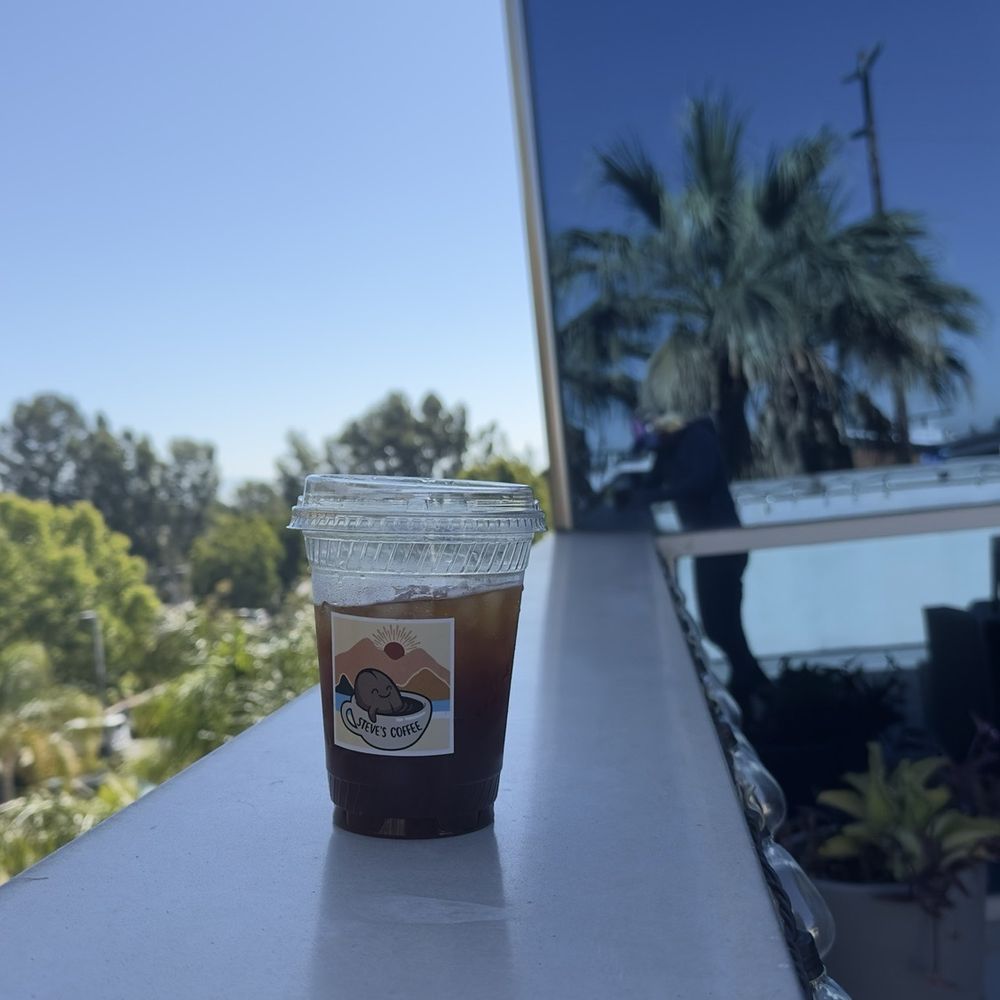 Steve's Coffee - Walking down teh runway is a small Americano (ice ice baby) - Coffee & Tea Near Me - Rancho Cucamonga, California Steve's Coffee - Walking down teh runway is a small Americano (ice ice baby) - Coffee & Tea Near Me - Rancho Cucamonga, California