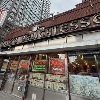 Katz's Delicatessen - Outside Katz's - Delis Near Me - New York, New York Katz's Delicatessen - Outside Katz's - Delis Near Me - New York, New York