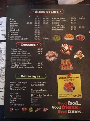 Menu photo 1 EL Jacal Mexican Grill Fort Morgan, CO Menu photo 1 EL Jacal Mexican Grill Fort Morgan, CO