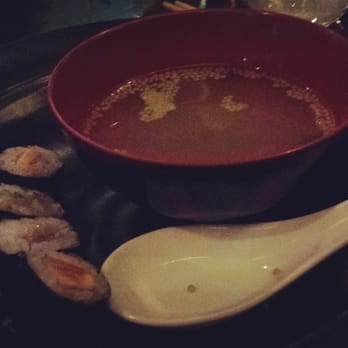 Saiko Bistrot Izakaya - 3rd service: 4 nigri that you soak in a fish broth - Japanese Near Me - Montreal, Quebec