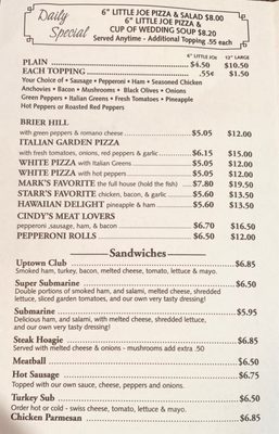 Menu photo 4 Uptown Pizza Youngstown, OH
