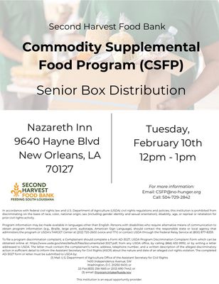 Second Harvest Food Bank by null