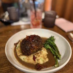 Maple Mustard Glazed Elk Meatloaf