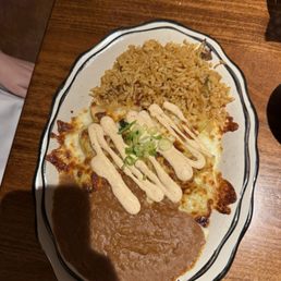 The enchilada plate The enchilada plate