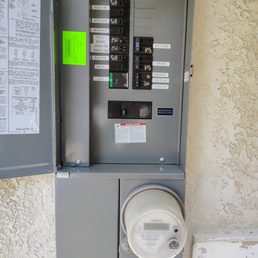 200 amp panel upgrade paid for by SoCal Edison.  Matt did the work!