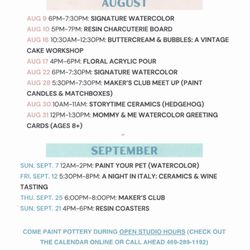 The Art Table - Flyer