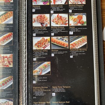 Midori Sushi and Grill - Current menu 12/10/21 - Sushi Bars Near Me - Tehachapi, California