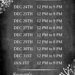 Fairmont Pizza & Ice Cream Parlour - Holiday Open Hours.
