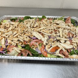 Right Pizza - Catering: Large Grilled Chicken Salad Tray.