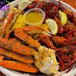 Krab Kingz Seafood-Decatur - Half Crab & Half Crawfish Platter