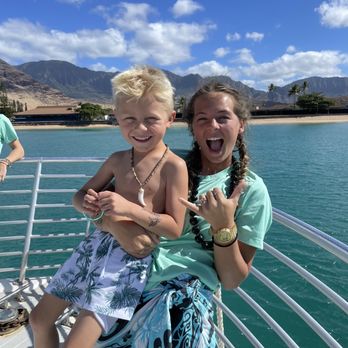Dolphins and You - The staff was amazing and helped make my boy feel so comfortable! - Boat Charters Near Me - Honolulu, Hawaii Dolphins and You - The staff was amazing and helped make my boy feel so comfortable! - Boat Charters Near Me - Honolulu, Hawaii