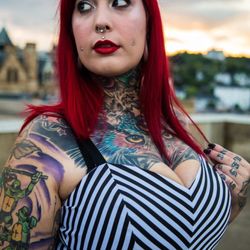 Sinister Underground Productions - Lilith Von Love -shot in downtown Scranton, PA. Dress - Vixen by Micheline Pitt