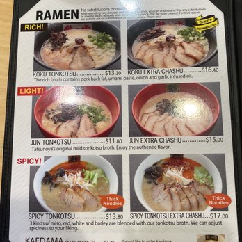 Ramen Tatsunoya - Ramen Menu - Ramen Near Me - Pasadena, California Ramen Tatsunoya - Ramen Menu - Ramen Near Me - Pasadena, California