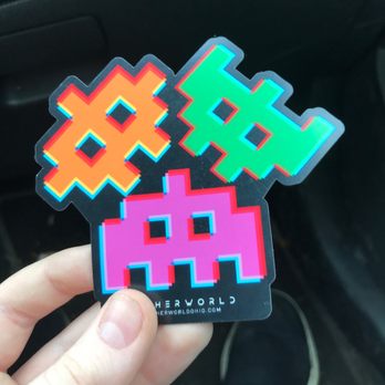 Otherworld - These were the space invader guys you would shoot at. Magnet from the gift shop. ($5) - Performing Arts Near Me - Columbus, Ohio