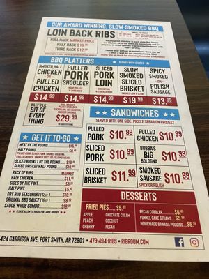 Menu photo 2 Neumeier's Rib Room Fort Smith, AR Menu photo 2 Neumeier's Rib Room Fort Smith, AR