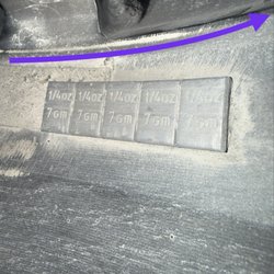 Ron's Garage - Crooked and misplaced weights on a $250 mount/Road Force Balance = vibration at the steering wheel.