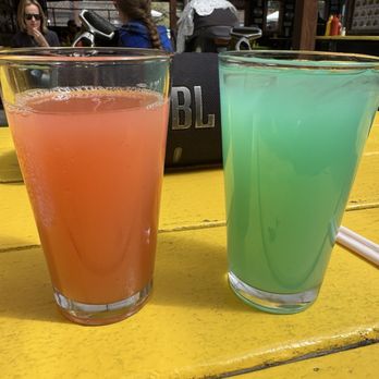 Sideshow Kitchen - Strawberry Lemonade & Blue Raspberry Lemonade - Burgers Near Me - Oakland, California