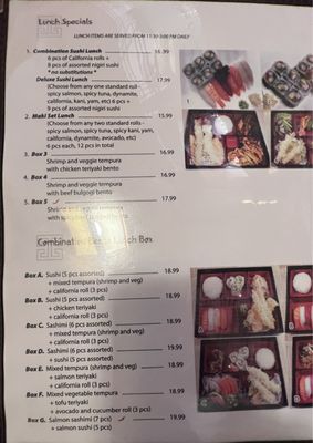 Menu photo 2 Dai Ichi Sushi Restaurant Mississauga, ON Menu photo 2 Dai Ichi Sushi Restaurant Mississauga, ON