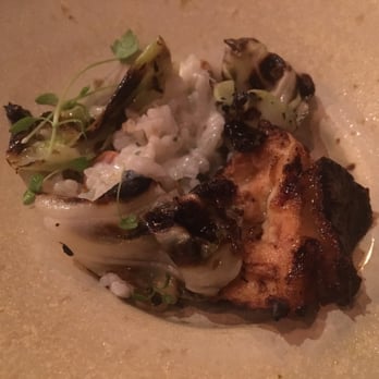 Barley Swine - Blackened octopus with fried rice, cabbage, yogurt - New American Near Me - Austin, Texas Barley Swine - Blackened octopus with fried rice, cabbage, yogurt - New American Near Me - Austin, Texas