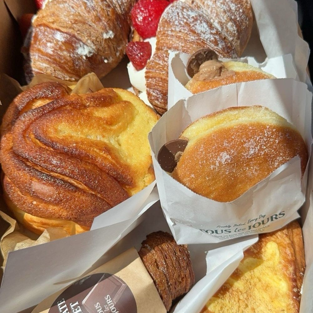 Chocolate Cream Donut Strawberry Croissant Chocolate Cream Donut Strawberry Croissant