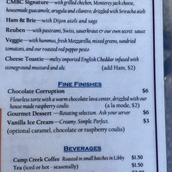 Cabinet Mountain Brewing Company - Paninis and dessert - Brewpubs Near Me - Libby, Montana