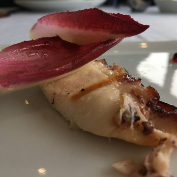 Portus360 - Close-Up of Octopus Leg with Radicchio - Portuguese Near Me - Montreal, Quebec