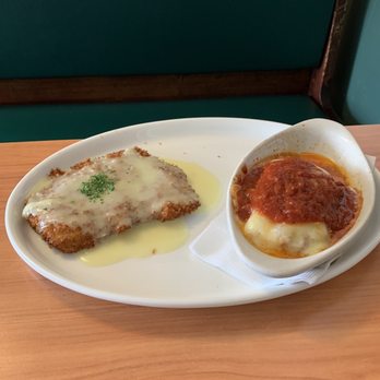 The Villa Restaurant - Sunday special buttermilk country fried chicken and gravy and reg lasagna - Italian Near Me - Wayland, Massachusetts