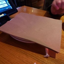 Those are some big napkins, the biggest I've ever seen..!
