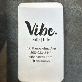 Vibe Cafe - Contact info - Cafes Near Me - Hilo, Hawaii