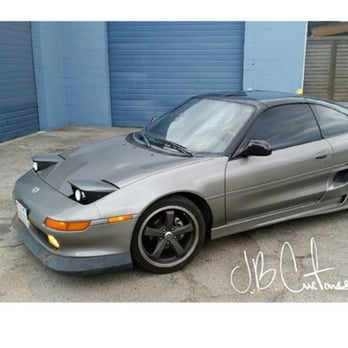 JB CUSTOMS - MR2 Turbo. Top and mirrors wrapped. - Car Stereo Installation Near Me - Chatsworth, California JB CUSTOMS - MR2 Turbo. Top and mirrors wrapped. - Car Stereo Installation Near Me - Chatsworth, California