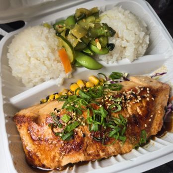 Rice Box Cafe - Miso Salmon - Japanese Near Me - Mililani, Hawaii Rice Box Cafe - Miso Salmon - Japanese Near Me - Mililani, Hawaii