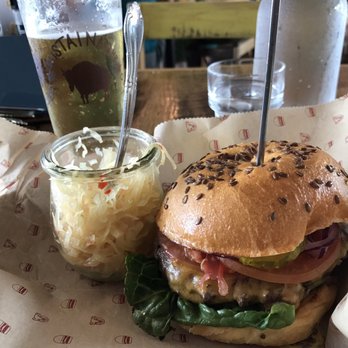 Bareburger - Plainview - Regular cheeseburger, I didn't ask for mustard! - New American Near Me - Plainview, New York
