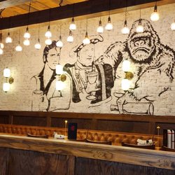 Wall art in another section.