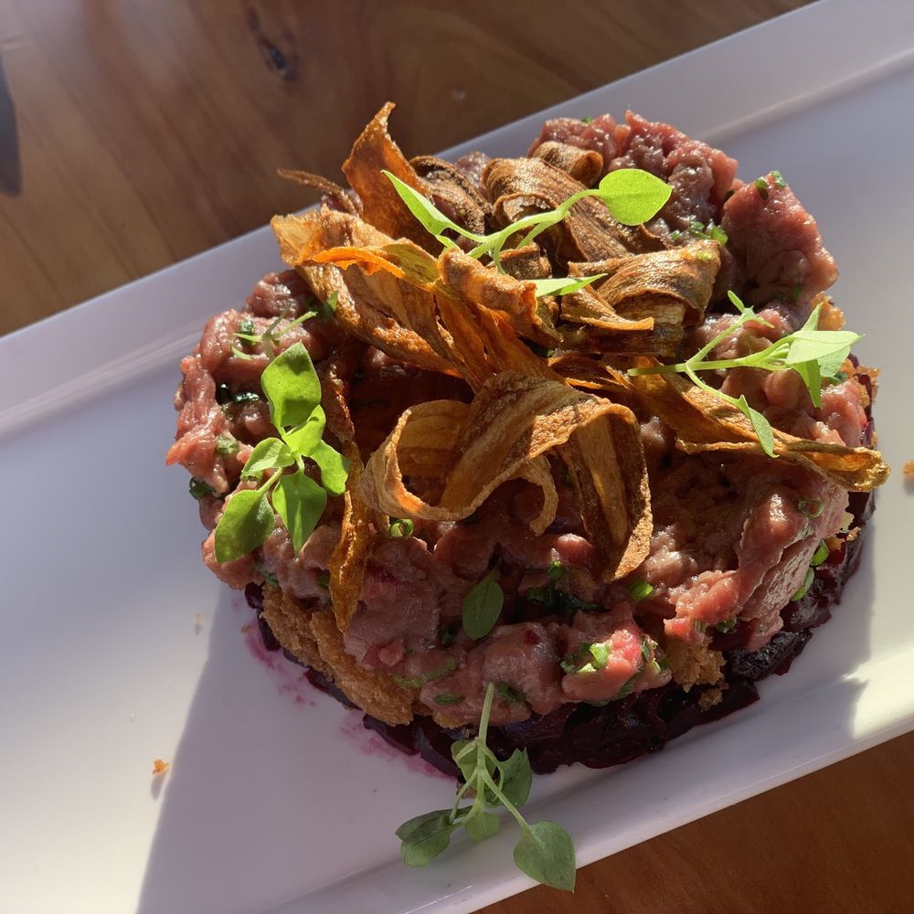 Bison Tartare. Mmmm mmm ;)