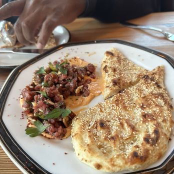 Nancy's Hustle - Lamb Tartare - New American Near Me - Houston, Texas