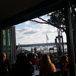 The Wharf Restaurant & Bar - View of the bay from inside