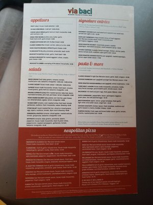 Menu photo 5 Via Baci Lone Tree, CO