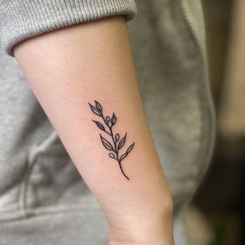 Gypsy Art House - Simple olive branch - Tattoo Near Me - Gatineau, Quebec