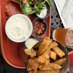 Montana Brewing Company - Fry bread taco with fries