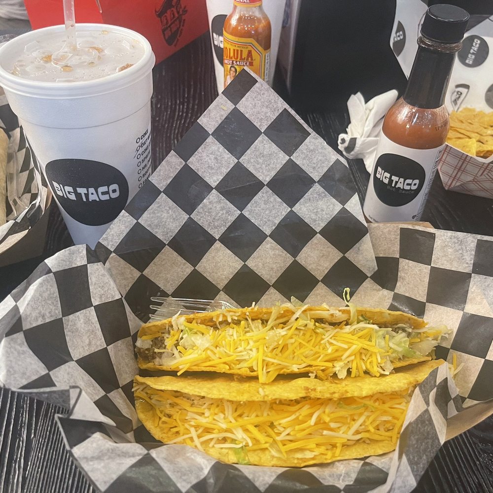Two taco meal. Salsa had a great flavor