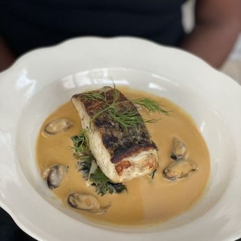 St. Anselm - Wild Rockfish in Saffron Mussel Cream - Steakhouses Near Me - Washington, DC, District of Columbia St. Anselm - Wild Rockfish in Saffron Mussel Cream - Steakhouses Near Me - Washington, DC, District of Columbia